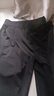 冰丝哈伦裤女款夏季新款休闲裤女宽松显瘦萝卜裤高腰大码灯笼裤子 黑色【夏季冰丝哈伦裤】1918-1 2XL【建议120-135斤】 实拍图