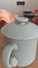 汝道汝窑办公杯汝瓷茶杯老板杯茶杯带盖泡茶杯个人杯茶道礼品陶瓷水杯 汝窑禅意杯425ML 实拍图
