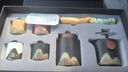 苏氏陶瓷（SUSHI CERAMICS）手绘釉画彩千里江山四色杯云舒壶套装禅黑文创伴手礼套组 实拍图