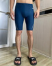 美津浓（MIZUNO）泳裤男士五分裤及膝防尴尬速干游泳裤男温泉专业竞速训练游泳装备 玛瑙绿【专业进阶 蜂窝导水】 XL 【身高170-180体重70-85KG】 实拍图