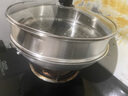荣事达316L不锈钢不粘锅炒锅蜂窝炒菜锅炒勺平底家用电磁炉燃气通用 316不锈钢+锅盖+钢铲+蒸笼 32cm 实拍图