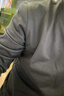布先生明星同款长袖T恤男士小白T内搭 长袖标准T-圆领-黑色 XL(180) 实拍图