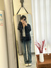 小匠材全身镜贴墙壁挂式挂墙穿衣镜家用试衣镜卧室宿舍试衣镜子30*90金 实拍图