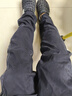 真维斯（Jeanswest）夏季薄款冰丝牛仔裤男生休闲裤宽松直筒阔腿春夏款天丝男款男裤子 灰色+黑色【天丝薄款】 XL 【135-155斤】 实拍图