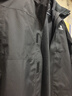 骆驼（CAMEL）三防冲锋衣户外登山服防风防水防污三合一运动外套 A9W214119AX冰晶灰色/黑色男女同 L 实拍图