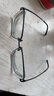 依视路（ESSILOR） 新款商务男镜架时尚镜框女配依视路镜片近视定制眼镜网上配镜 钛金属-全框-4004BK-黑色 镜框+依视路膜岩高清1.60现片 实拍图