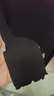 真维斯（JEANSWEST）长袖t恤女打底衫女装春季款半高领纯色小衫洋气上衣黑色L 实拍图