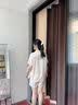 帕兰朵【凉感冰丝】情侣冰丝睡衣女开衫家居服女夏2025可外穿短裤套装L 实拍图