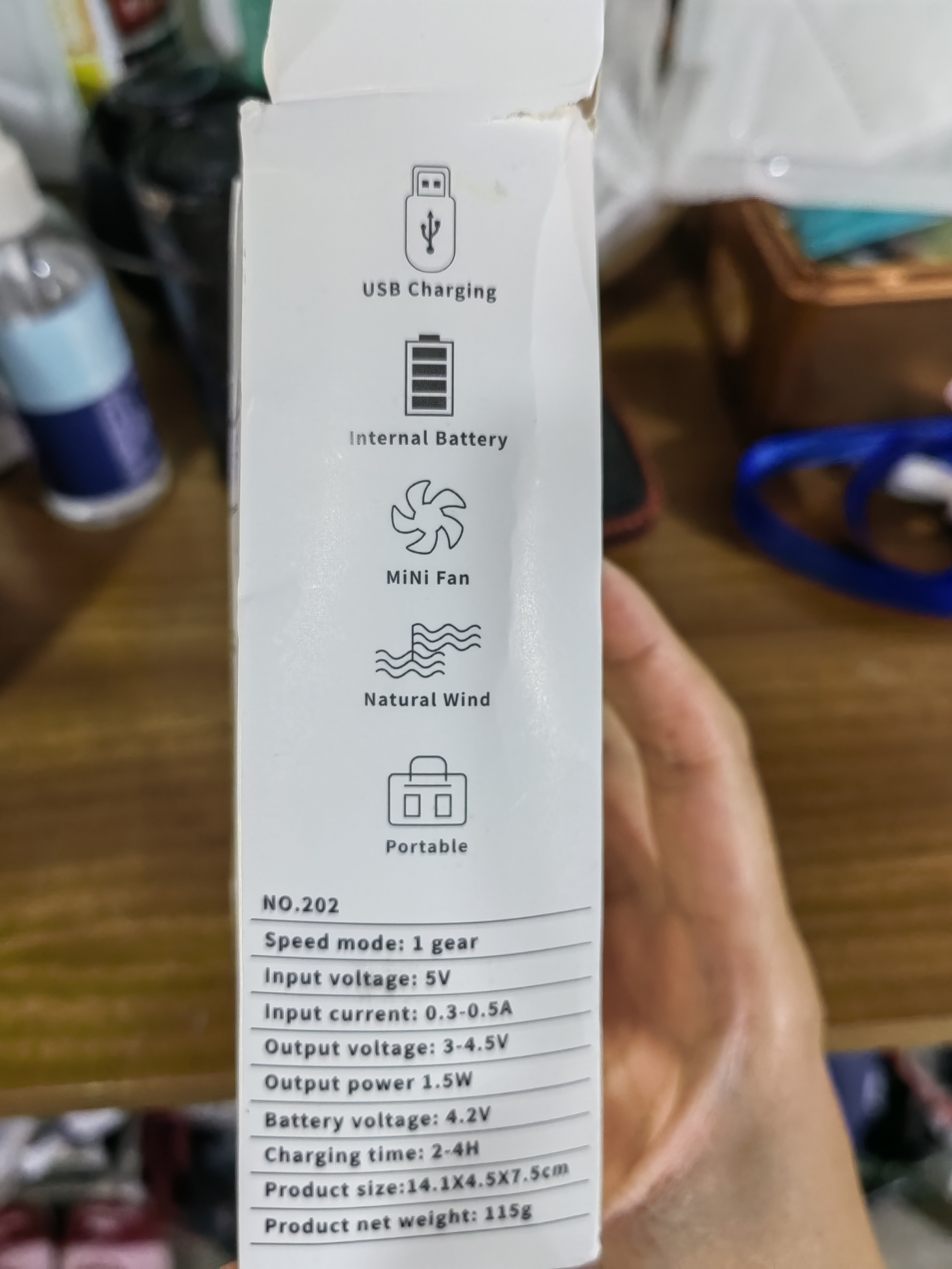 usb充电手持小风扇三丽欧卡通水果花朵系列可爱迷你便携式静音学生宿舍桌面大风力 水果手持小风扇-水果随机1个 实拍图