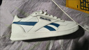 Reebok锐步官方男女鞋COURT ADVANCE时尚休闲复古板鞋 GZ9623 米白/蓝/黑 42 (27cm),US: 9 实拍图