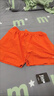 轩莱雅运动短裤男宽松速干薄款三3分4分裤社会男士精神沙滩裤小伙潮流男 桔红色 M 85-100斤 实拍图