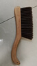 鸡翅木扫床刷长柄防静电除尘扫床清洁刷刷子神器粘毛器毛球掸子 木柄床刷-弯柄-三排毛 实拍图