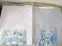 欧妤短袖t恤女2026夏季女装新款韩版宽松休闲体恤女上衣打底衫 白色易拉罐+蓝色蓝熊】 3XL 建议130-145斤 实拍图