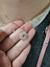 花影（HUAYING）轻奢钻石平安扣项链女士首饰品纪念日生日礼物送女朋友老婆 【1万人的选择】钻石平安扣项链 实拍图