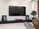 品岛师定制纯黑岩板地台电视柜海棠角极简现代轻奢高端客厅落地式影视柜 (尊享款)2.6米海棠角岩板电视柜 实拍图