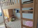 莱客轩儿童实木上下床男女孩高低子母双层床上下同宽135爬梯高箱 实拍图