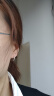 Lnieer999足银养耳洞耳钉女气质几何耳圈小耳环简约耳扣轻奢高级感耳饰 【999足银】方块耳圈一对价 实拍图
