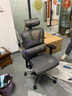 恋树（LIANSHU） L1电脑椅家用 人体工学椅子 办公椅可躺 老板椅 转椅 撑腰电竞椅 灰色(4D扶手)网布版 实拍图
