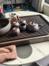 云禅尚陶紫砂壶套装正宗宜兴纯全手工紫泥泡茶壶家用功夫茶具礼品套组石瓢 星眸石瓢壶 一壶四杯 紫泥款 实拍图