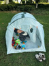 正灿儿童室内帐篷男女孩公主屋家用小房子城堡户外游戏屋宝宝睡觉玩具 绿色帐篷(送收纳袋) 小号 实拍图