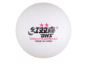 红双喜DHS 乒乓球2星比赛球赛顶ABS新材料40+白色 (10只装) 实拍图