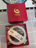 中国黄金（CHINA GOLD）玉手镯女金丝玉白月光荔枝冻白玉天山翠手镯生日礼物送女友送老婆 荔枝冻【圈号60】 实拍图