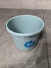 茶花（CHAHUA）水桶手提式带盖储水桶pp材质加厚学生宿舍家用洗衣洗车钓鱼水 浅蓝色-无盖 14.4L 1个 实拍图