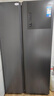 美的（Midea）605升/607升冰箱双开门对开门冰箱 一级能效双变频大容量风冷无霜智能家用电冰箱 国家补贴20% BCD-605WKPZM(E) 浮光灰 实拍图