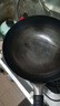拜格章丘手工锻打铁锅老式圆底无涂层铁锅不粘炒菜锅燃气灶通用锅具 铁锅已开锅【适用1-3人】 32cm 实拍图
