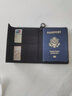 spigenuniversal Passport Holder保护套 多功能护照保护卡包皮夹套钱包高端出国旅行旅游收纳盒手机sim 护照夹黑色+挂绳黑色 防盗刷护照夹 实拍图