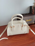CinvaiKrose【赵昭仪同款】包包女包2025新款保龄球包斜挎包生日元旦新年礼物 奶油白Off-White-【送女友老婆女生礼物走心】 实拍图