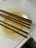 onlycook复古鸡翅木筷子家用高档新款红檀木火锅加长筷一人一筷 鸡翅木铜头筷 10双 实拍图