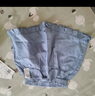 巴拉巴拉婴儿裤子宝宝短裤女童薄款夏装外穿甜美荷叶边清爽时尚潮 牛仔中蓝88201 100 实拍图