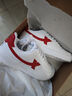 特步（XTEP）【国潮】女鞋板鞋空军一号夏季鞋子休闲鞋情侣运动鞋小白鞋 白红色-男 41 实拍图