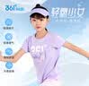 361°童装 儿童短袖2026夏季男女童6-14岁印花短T恤 紫130 实拍图