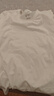 全棉时代春夏男士5A级抗菌短袖夏季休闲百搭内搭T恤 圆领白色 M (170) 实拍图