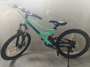 EROADE德国儿童自行车超轻变速山地车中大童男女生6岁以上镁合金双减震 比安绿【镁合金造】shimano变速 22寸-适合身高135-150cm 实拍图
