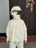 蕉下（beneunder）儿童防晒衣防晒服外套男女童凉感透气速干防晒AL11124涂鸦游戏110 实拍图