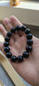 可辰天然黑曜石手串男女士单圈手链本命年圆型佛珠生日礼物 精品黑曜石手串14mm 实拍图