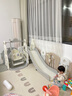 幼贝臣儿童滑滑梯家用室内小型游乐场加厚多功能宝宝玩具男女孩生日礼物 横梁款小汽车四合一奶酪色 实拍图