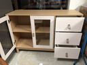 林氏家居北欧餐边柜一体靠墙柜子茶水柜储物柜厨房橱柜置物柜沙发边柜MQ2T 3T-A 矮餐边柜 实拍图