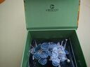 奢蔻（Cercoo）发夹浪漫横夹复古风发饰流苏弹簧盘发夹子生日礼物送女友礼物礼盒 蓝色 实拍图