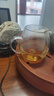 特厚耐热玻璃公道杯不锈钢茶漏套装大号分茶加厚耐高温茶具配件 龙胆公杯 300ml 1只 实拍图