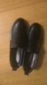 北欧图（BEIOUTU）时尚休闲皮鞋男舒适套脚懒人商务男皮鞋 580 黑色 43 实拍图