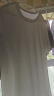 京东京造短袖t恤男轻奢免烫纯棉短t衣服男装白小T打底T 白色 M 实拍图