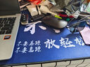 灵蛇（LINGSHE)鼠标垫800*300*3超大加厚学生办公电脑桌垫 创意简约文字 精密锁边  P105 热爱工作 实拍图