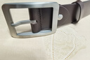 牛当家（cattlesboss）皮带礼盒男纯钛头层牛皮腰带男针扣3166 深咖色3.7 110cm 实拍图
