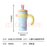 BABLOV花伴森保温杯女士大容量 学生陶瓷内胆茶水分离吸管水杯子800ml 实拍图