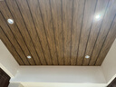 木纹铝扣板吊顶长条美式天花板自装材料厨房卫生间铝合金集成吊顶 免费寄样 实拍图