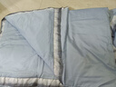 南极人（Nanjiren）夏季冰丝凉感夏凉被床上四件套可水洗仿真丝天丝被套床单丝滑裸睡 梦幻-海青【凉感丝舒爽整夜】 1.8m床适用/2.0*2.3m夏被/四件套 实拍图